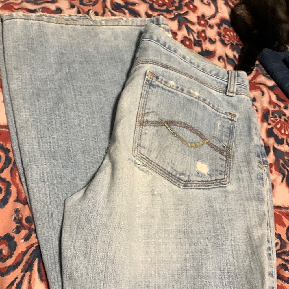 Old jeans, don’t fit me. From the 90s. DONT remember the original price